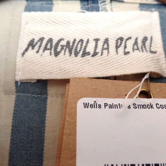 Magnolia Pearl WELLS BIG HICKORY Stripe Sanforized Smock Denim Jacket NWT - Picture 10 of 10